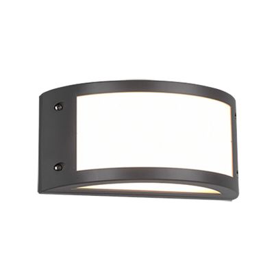 Lámpara exterior moderno antracita, Ivo, 12W, 3000K LED, IP54