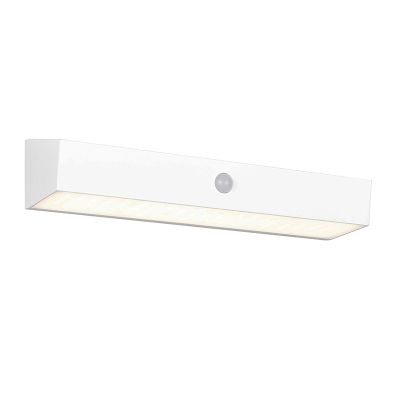 Aplique solar exterior moderno blanco, Ravindra, 6W, 4000K LED, IP44