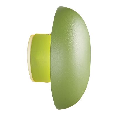 Aplique de pared recargable de metal verde, Khaoula, 1,5W, 3000K LED, regulable en 3 pasos