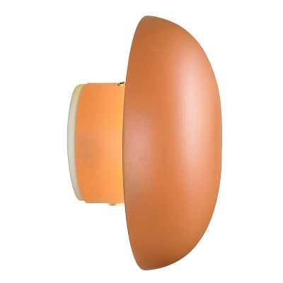 Aplique de pared recargable de metal naranja, Khaoula, 1,5W, 3000K LED, regulable en 3 pasos