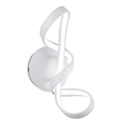 Aplique diseño blanco, Renso, 18W, 4000K LED, regulable en 3 pasos