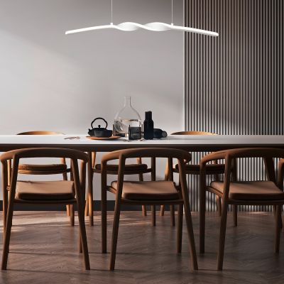 Lámpara colgante diseño blanca, Quirinus, 18W, 4000K LED