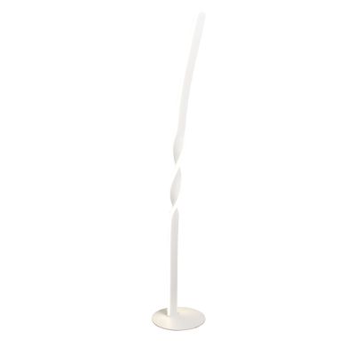 Lámpara de pie diseño blanca, Quirinus, 19W, 4000K LED, con interruptor