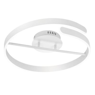 Plafón de techo diseño blanco, Resy, 37W, 4000K LED, regulable en 3 pasos