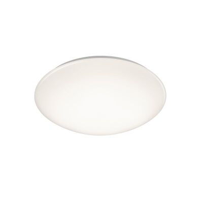Lámpara de techo baño moderna blanca, Olabisi, 12W, 3000K LED, IP44