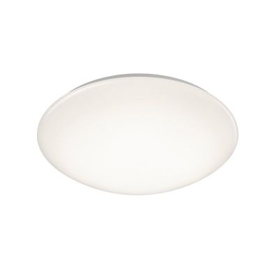 Lámpara de techo baño moderna blanca, Olabisi, 18W, 3000K LED, IP44