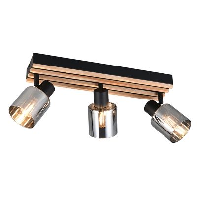 Foco de techo moderno negro, Steije