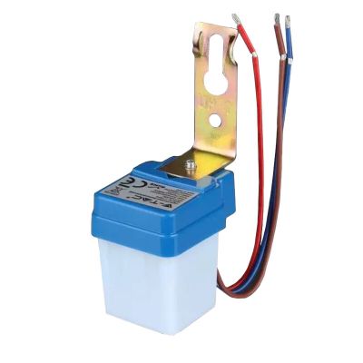 Sensor crepuscular blanco, fotocélula, 360 °, IP44