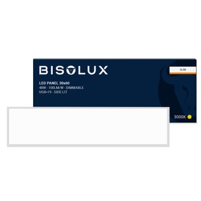 Panel LED 120x30 cm - Bisolux Master - 38W - 3000K