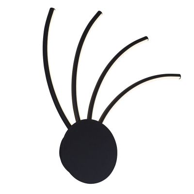 Aplique dorado moderno, Laurina, 11W, ajustable entre luz blanco cálido y frío LED