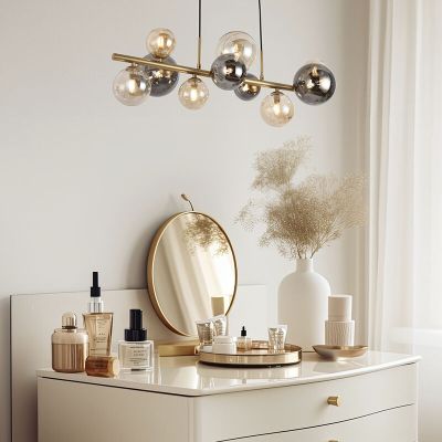 Lámpara colgante latón diseño, Saad