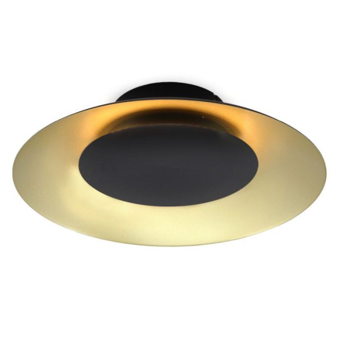 Plafón de techo dorado moderno, Denyse, 15W, 3000K LED