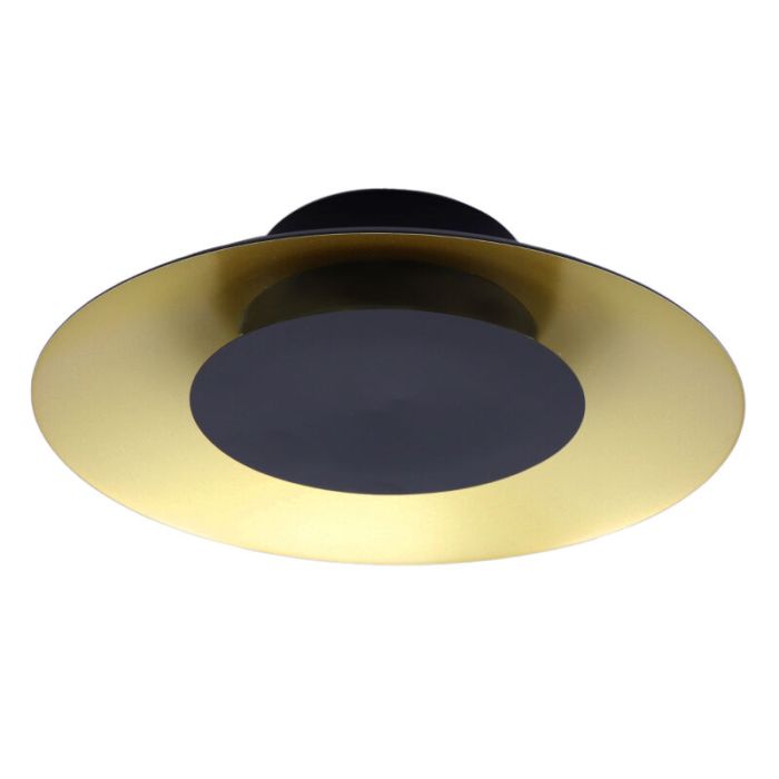 Plafón de techo dorado moderno, Denyse, 15W, 3000K LED