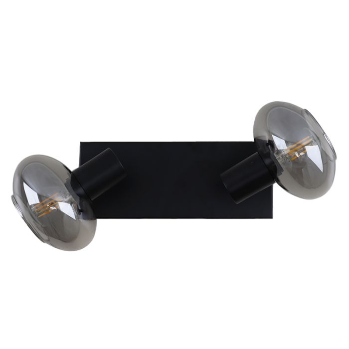 Foco de techo negro diseño, Skip