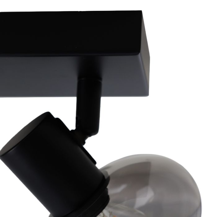 Foco de techo negro diseño, Skip