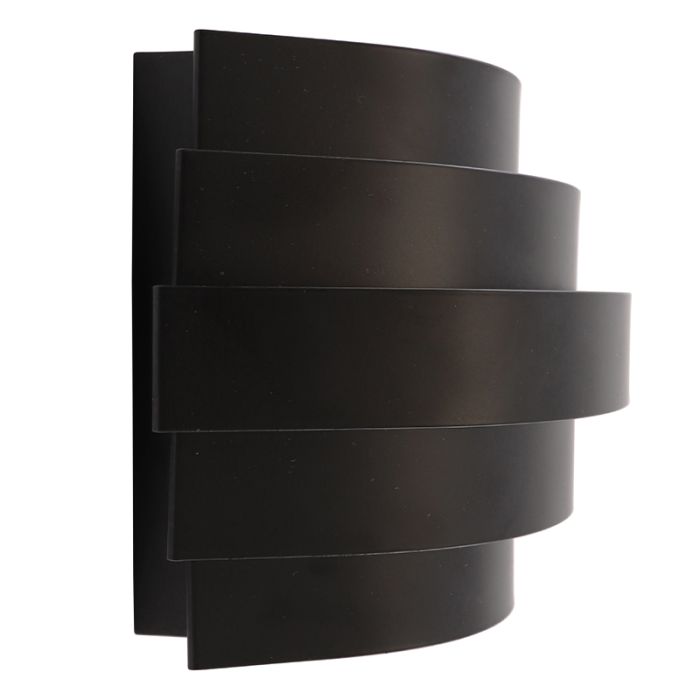 Aplique up down negro moderno, Sonay