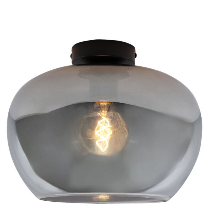 Lámpara de techo gris diseño, Vidro