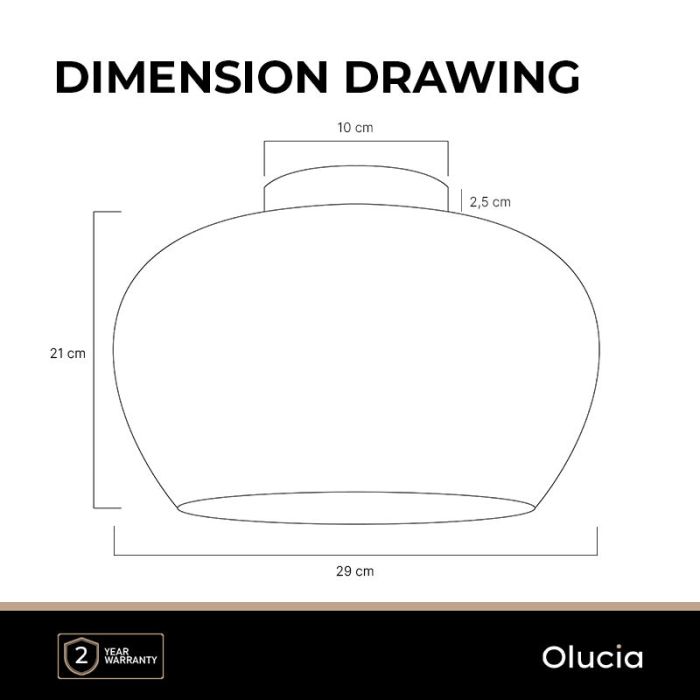 Lámpara de techo gris diseño, Vidro