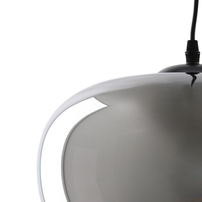Lámpara colgante gris diseño, Vidro