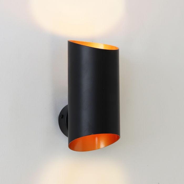 Aplique up down negro moderno, Dillan