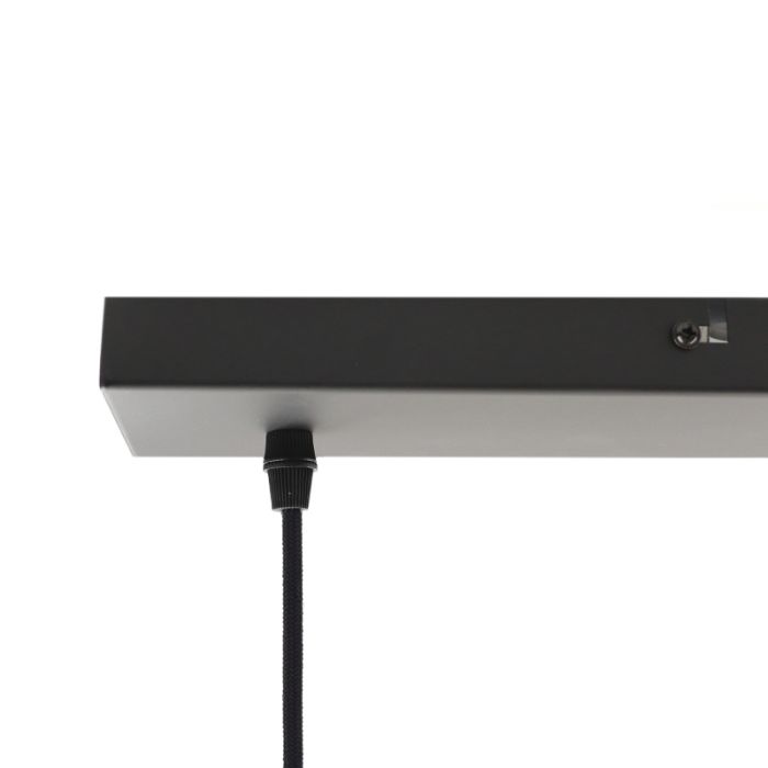 Lámpara colgante sin pantalla dorada de aluminio, Rika