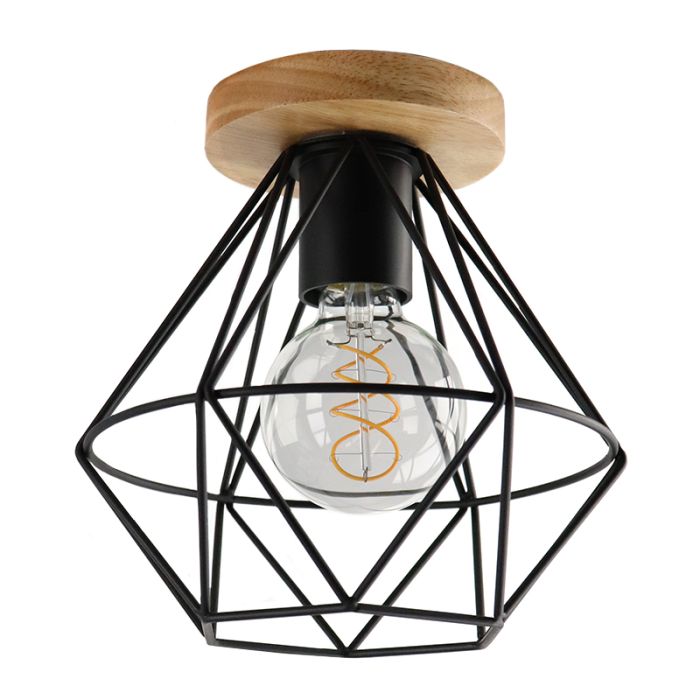 Plafón de techo de madera marrón, Jochem