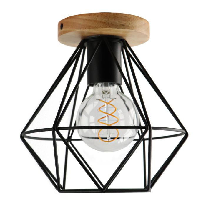Plafón de techo de madera marrón, Jochem