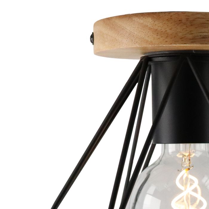 Plafón de techo de madera marrón, Jochem