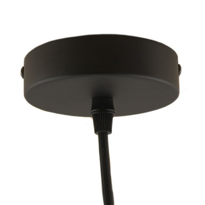 Lámpara colgante negra industrial, Lieve