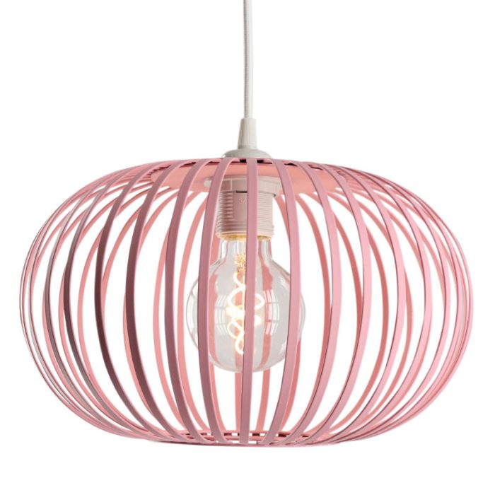 Lámpara colgante infantil rosa industrial, Lieve