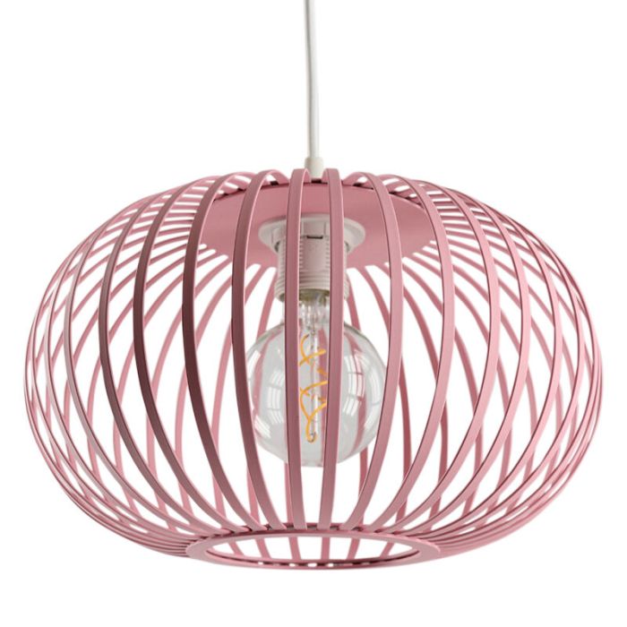 Lámpara colgante infantil rosa industrial, Lieve