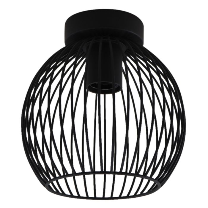 Plafón de techo negro industrial, Wiro