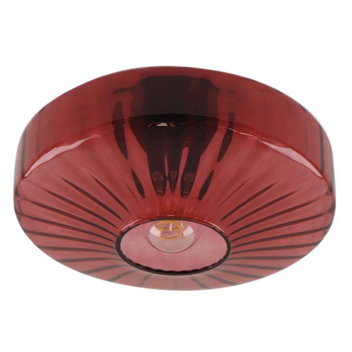 Lámpara de techo roja diseño, Sevda