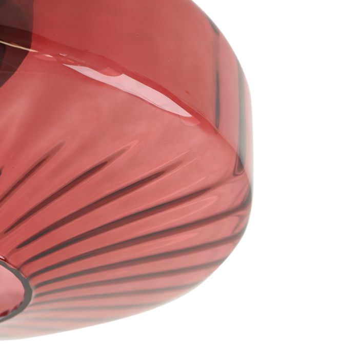 Lámpara de techo roja diseño, Sevda