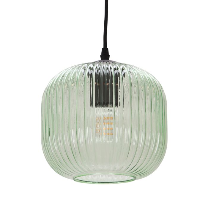 Lámpara colgante verde diseño, Charlois