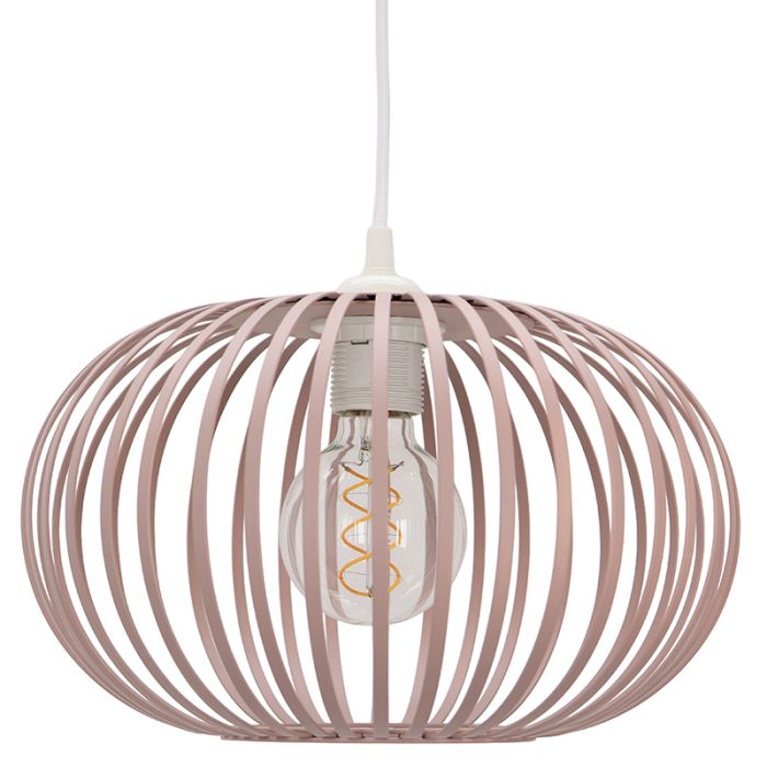 Lámpara colgante gris pardo industrial, Lieve