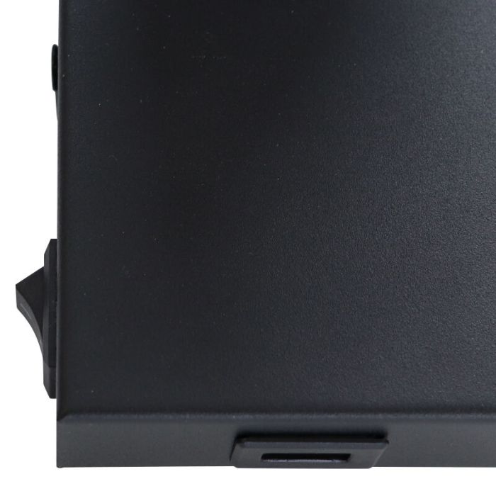 Foco de pared negro moderno, Nadi, con interruptor