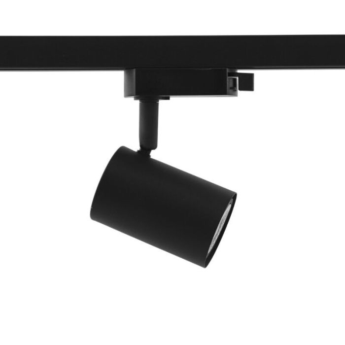 Foco de carril monofásico negro moderno, Elena