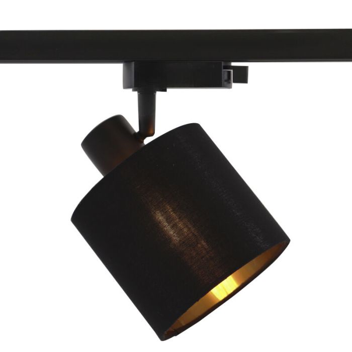 Foco de carril monofásico dorado moderno, Koge