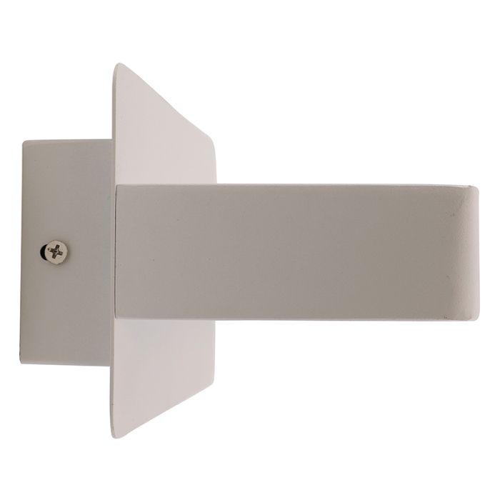 Aplique blanco moderno, Gregor, 10W, 3000K LED, con interruptor