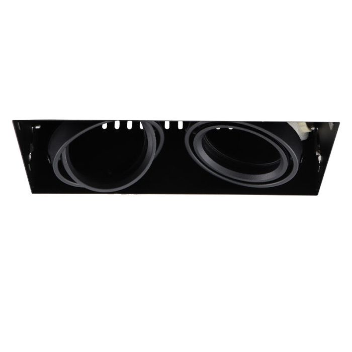 Foco empotrable trimless negro moderno, Joost