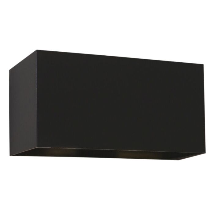 Aplique up down negro moderno, Dion, IP65