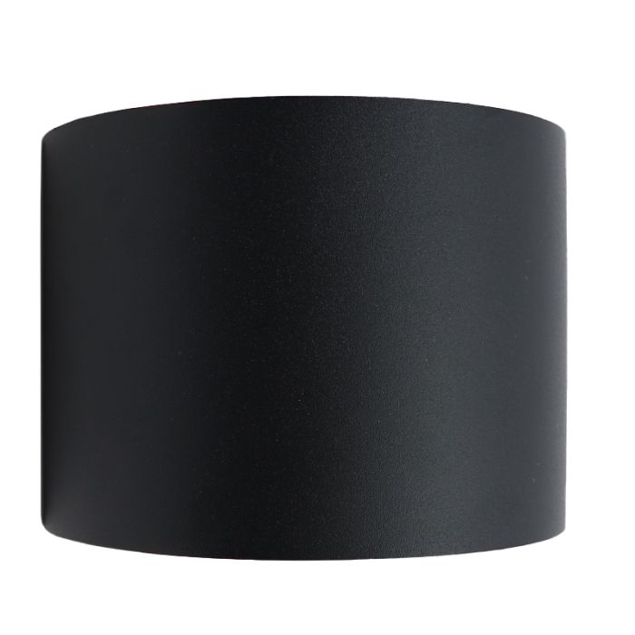 Aplique de pared inteligente negro moderno, Dion, 6W, RGBW LED, IP65