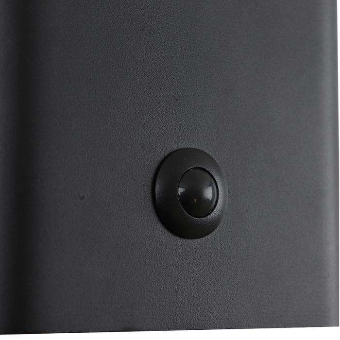 Aplique de pared recargable negro moderno, Rodigo, 1W, 3000K LED, IP44