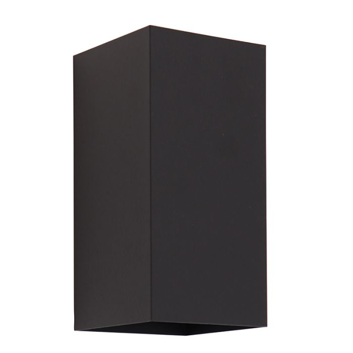 Aplique up down negro moderno, Dion, IP65