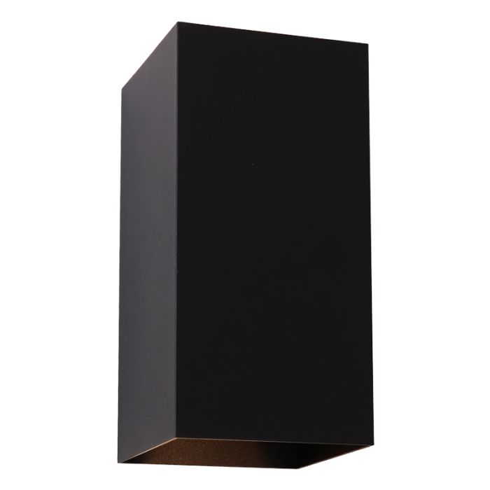 Aplique exterior con sensor crepuscular negro moderno, Dion, IP65