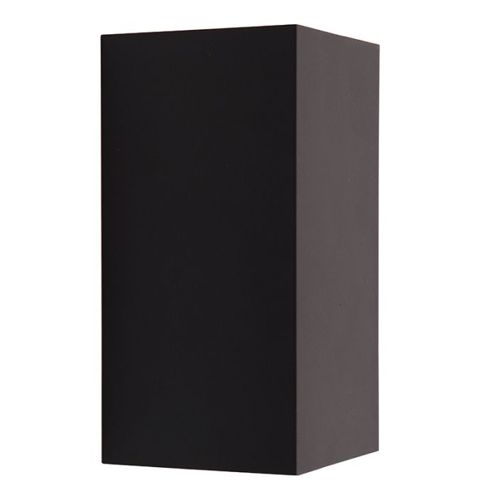 Aplique exterior con sensor crepuscular negro moderno, Dion, IP65