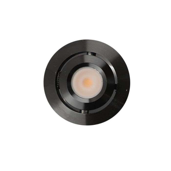 Rona foco empotrable orientable para porche, IP44, regulable, negro