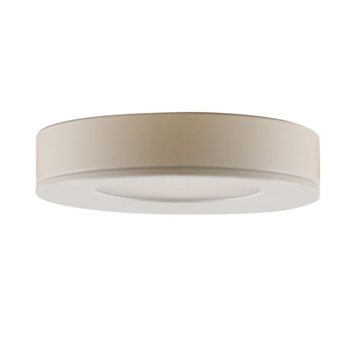 Lámpara redonda para armario de cocina, blanco
