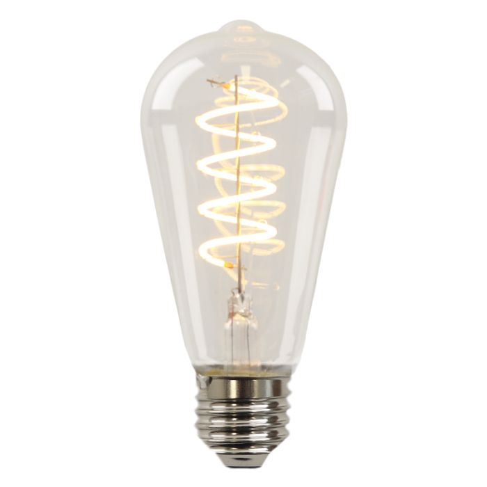 Olucia bombilla LED Edison E27 regulable Tuelo, 4W, 2700K